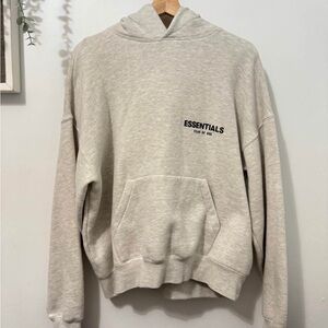 Used Essentials Gray Hoodie for Men